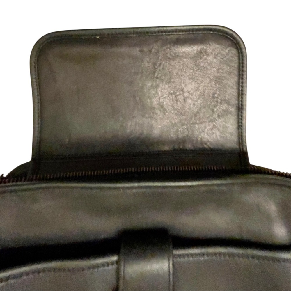 Coach Vintage Brighton Black Leather Crossbody Shoulder Bag Purse 9312. USA. - Picture 6 of 12